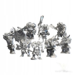 Infernal Heavy Orc x 7 + cmd - Bigusson - Druk 3D - White Angels
