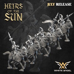 RIDER OF THE RIVER x 5 - Bigusson - 3D - White Angels