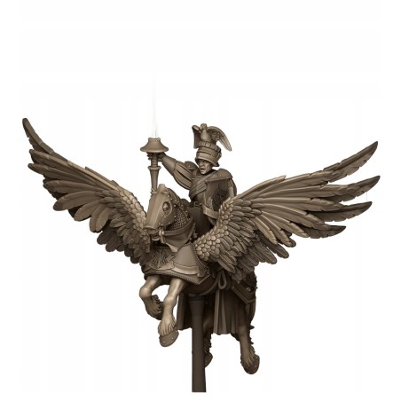 Sunland General on Pegasus - Druk 3d - Highlands Miniatures
