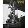 Dwarf Demonseeker Female Scenic Base - Bigusson - Highlands Miniatures