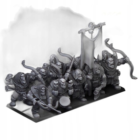 Orc Archers x10 - Bigusson - Druk 3d - Highlands Miniatures