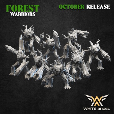 FOREST DEFENDER x 10 - Bigusson - Druk 3D - White Angels