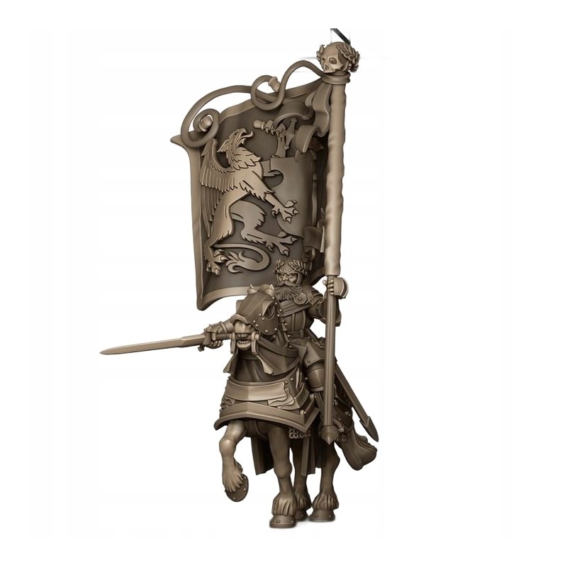 Sunland Battle Standard Bearer - druk 3d - Bigusson - Highlands Miniatures