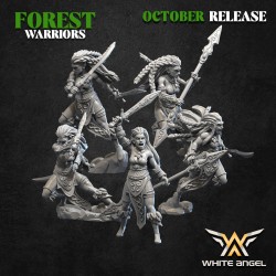 FOREST DANCER x10 - Bigusson - Druk 3D - White Angels