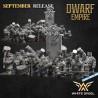 IRONHAMMER - DWARF EMPIRE x 7 + grupa dowodzenia - Bigusson - Druk 3D