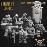 IRONHAMMER - DWARF EMPIRE x 7 + grupa dowodzenia - Bigusson - Druk 3D