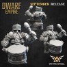 IRONHAMMER - DWARF EMPIRE x 7 + grupa dowodzenia - Bigusson - Druk 3D