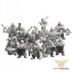 Crossbowdwarf x10 - Bigusson - Druk 3D - White Angels