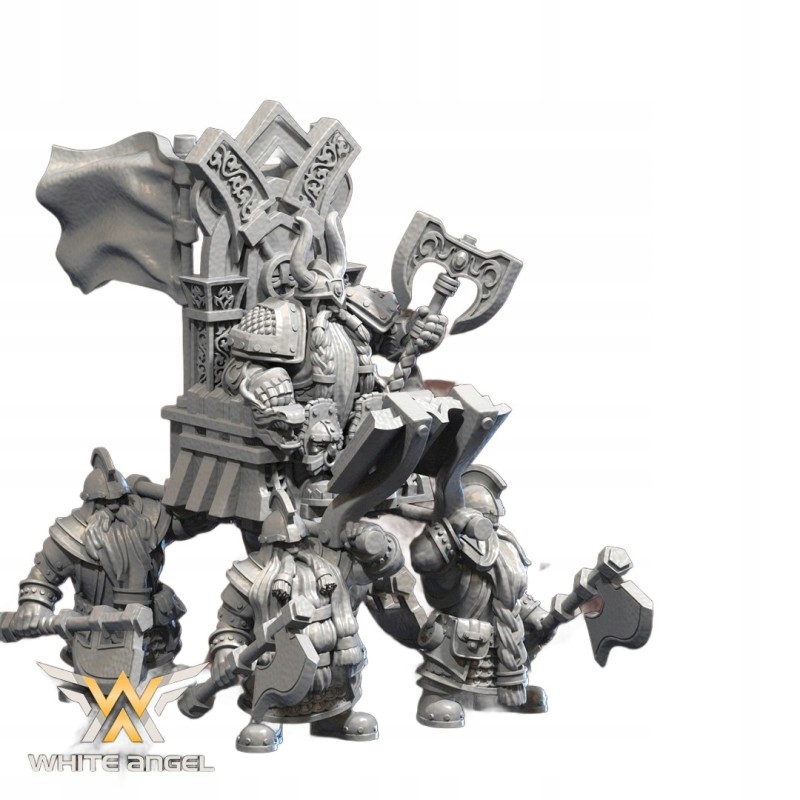 THE DWARF KING - Bigusson - Druk 3D - White Angels