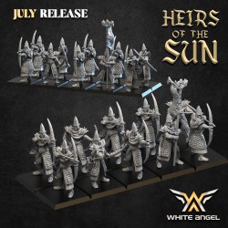 GUARD OF LIGHT x 10 - Bigusson - Druk 3D - White Angels