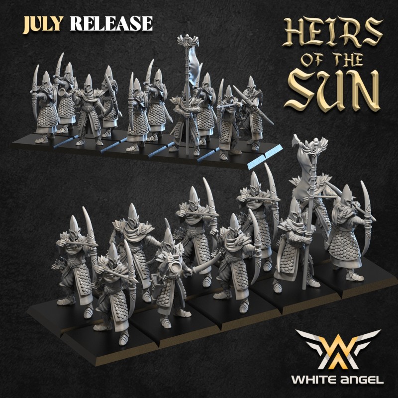 GUARD OF LIGHT x 10 - Bigusson - Druk 3D - White Angels GUARD OF LIGHT x 10 - Bigusson - Druk 3D - White Angels