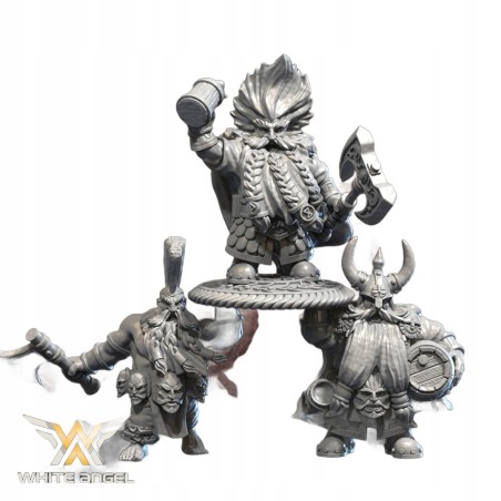DWARF PARTY - Bigusson - Druk 3D - White Angels