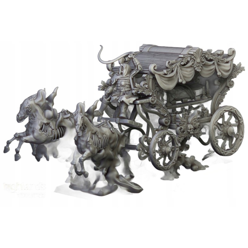 Undead Boyar Chariot - Bigusson - Highlands Miniatures