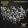 DWARF MINER x 10 - Bigusson - Druk 3D - White Angels