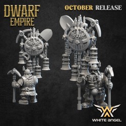 DWARF MINER x 10 - Bigusson - Druk 3D - White Angels