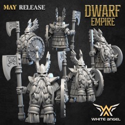 MASTER BEARD WARRIOR x 7 + cmd - Bigusson Miniatures - Druk 3D