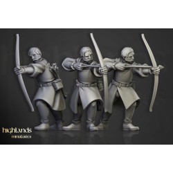 Sunland Bowmen Militia x 5 - Druk 3d - Bigusson - Highlands Miniatures