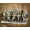 Sunland Imperial Troops z halabardami x7 + cmd - Highlands Miniatures