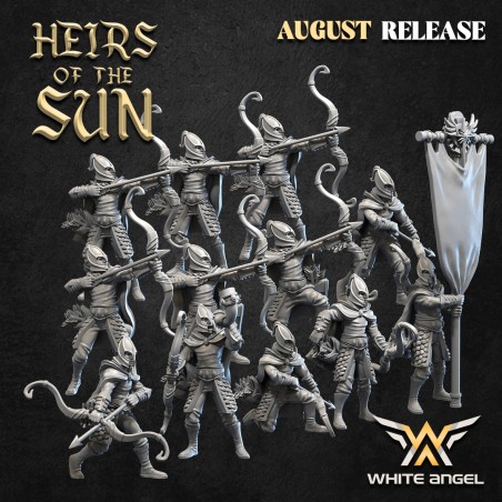 ARCHERS OF THE SUN x10 - Bigusson - Druk 3D - White Angels
