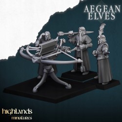 Aegean Elves Ballista - Bigusson - Druk 3D - Highlands Miniatures