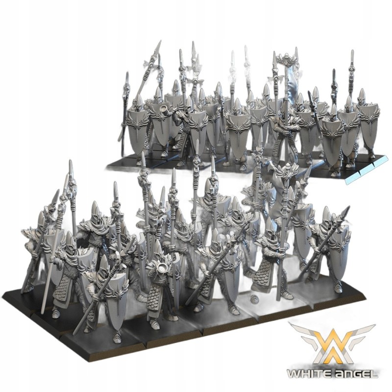 Guard of Light with Harpoons x 10 - Bigusson - Druk 3D - White Angels