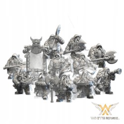 DWARF RANGER x 10 - Bigusson - Druk 3D - White Angels