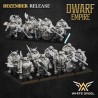 Great Dwarf Warrior x 10 - Bigusson - Druk 3D - White Angels