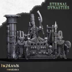 Pharaoh Funeral Ship - Bigusson - Druk 3d - Highlands Miniatures