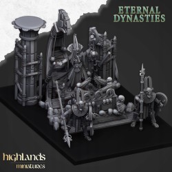 Pharaoh Funeral Ship - Bigusson - Druk 3d - Highlands Miniatures