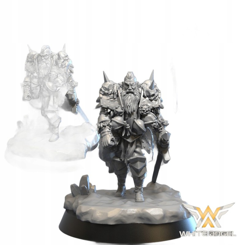WANDERING VIKING - Bigusson - Druk 3D - White Angels