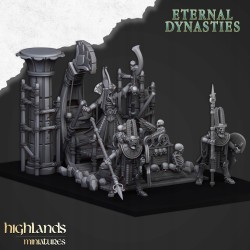 Pharaoh Funeral Ship - Bigusson - Druk 3d - Highlands Miniatures