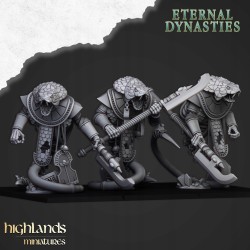 Wadjets x 3 - Bigusson - Druk 3d - Highlands Miniatures