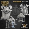 DWARF WARRIOR x 7 + cmd - Bigusson - Druk 3D - White Angels