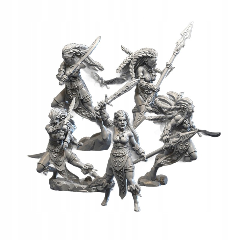 FOREST DANCER x10 - Bigusson - Druk 3D - White Angels