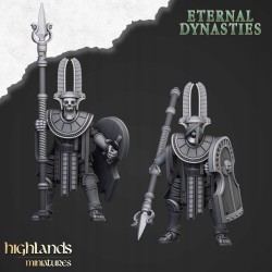 Pharaoh Funeral Ship - Bigusson - Druk 3d - Highlands Miniatures