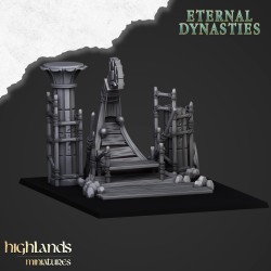 Pharaoh Funeral Ship - Bigusson - Druk 3d - Highlands Miniatures