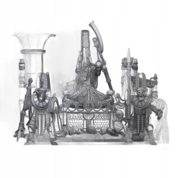 Pharaoh Funeral Ship - Bigusson - Druk 3d - Highlands Miniatures