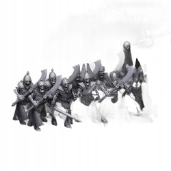 Skeletal Guard with Great Weapons x 5 regular - 3d - Highlands Miniatures