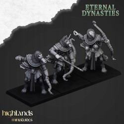 Anubis Guard x 3 - Druk 3d - Highlands Miniatures