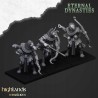 Anubis Guard x 3 - Druk 3d - Highlands Miniatures