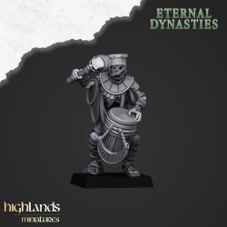 Ancient Guard with Halberds x 7 + cmd - Druk 3d - Highlands Miniatures