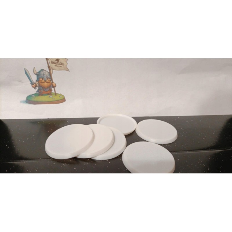 40 mm okrągłe podstawki | 40 mm round bases x 10 - Bigusson Miniatures