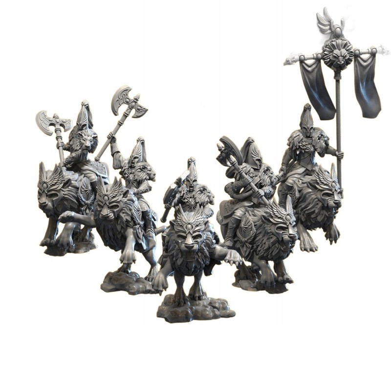 ELITE LION x 7 + command - Bigusson - Druk 3D - White Angels