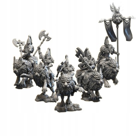ELITE LION x 7 + command - Bigusson - Druk 3D - White Angels
