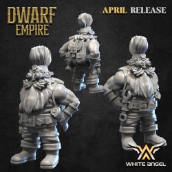 Dwarf Axe Machine + crew - Druk 3d