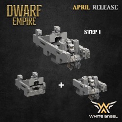 Dwarf Axe Machine + crew - Druk 3d
