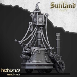 Sunland Ironclad Landship - Druk 3d - Highlands Miniatures