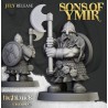 Dwarfs Warriors Two Handed Unit x7 + command - Highlands Miniatures