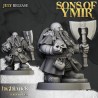Dwarfs Warriors Unit x7 + cmd - Bigusson - Druk 3d - Highlands Miniatures