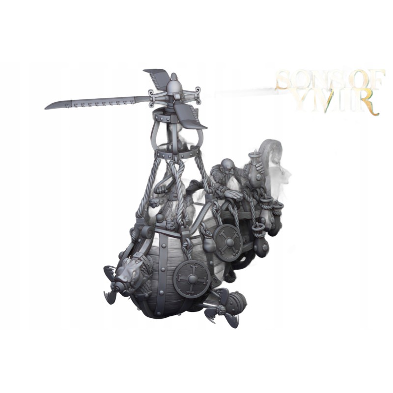 Dwarf Flying Machine - Druk 3d - Highlands Miniatures